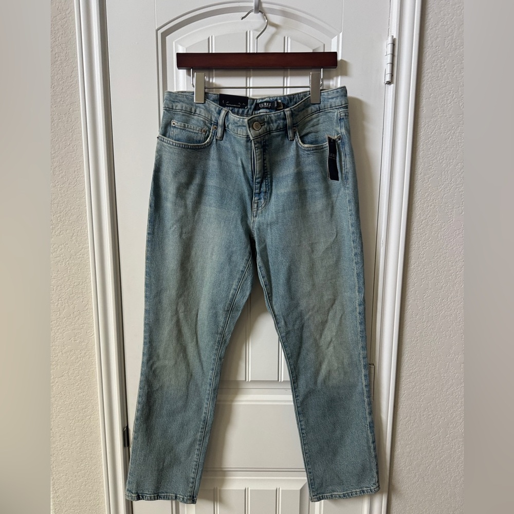 Ralph Lauren mid rise straight ankle jeans  Light Blue Washed Jeans